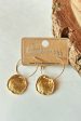 Hammered Gold Dangle Earrings HGD Online Hot Sale