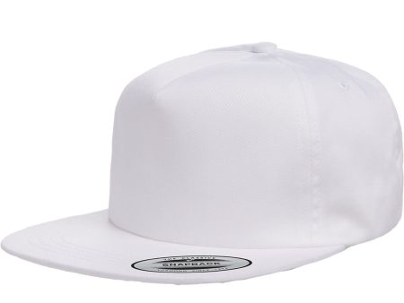 Adult Unstructured 5-Panel Snapback Cap Hot on Sale