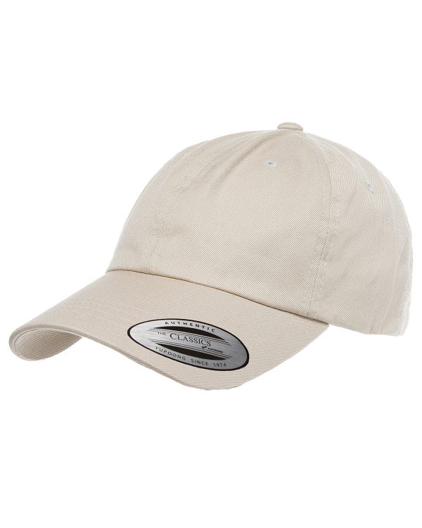 Adult Low-Profile Cotton Twill Dad Cap on Sale