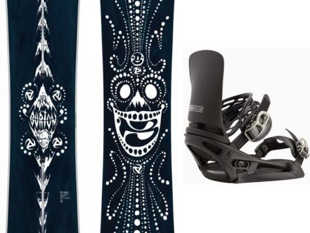 Burton Free Thinker Snowboard Package 2024 With Burton Cartel X EST Bindings Online Sale