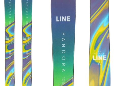 Line Women s Pandora 104 Flat Ski 2022-2023 Hot on Sale