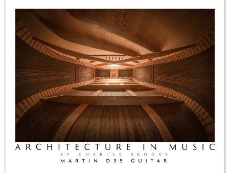 Martin D35 Guitar. Poster. EU&UK Supply